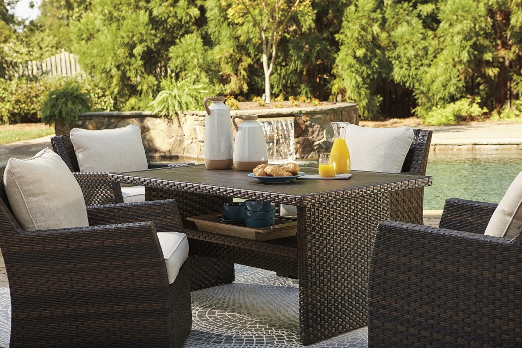American Design Furniture by Monroe - Palm Springs Outdoor Set 2